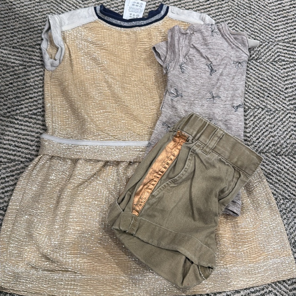 Crewcuts Dress and Shorts Set